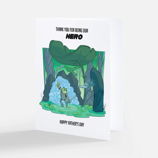 Father's Day Greeting Card - Hero Dad